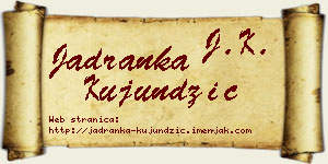 Jadranka Kujundžić vizit kartica